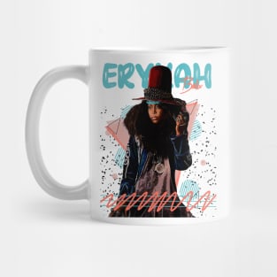 Retro Vintage Erykah Badu Fan ART Design Mug